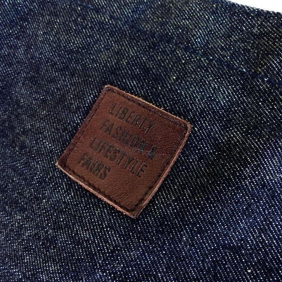 Flying Horse London Selvedge Indigo Denim Tote Bag Liberty Fairs NWT Workwear - Picture 9 of 15